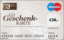 G3 Geschenkkarte