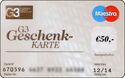 G3 Geschenkkarte