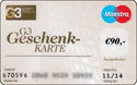 G3 Geschenkkarte