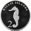 2 Dollars (WILLIS ISLANDS - Marine life)