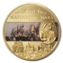 25 Pence (Naval Battles, Battle of Trafalgar - Gold Plated)