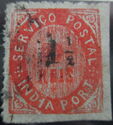 Servico Postal with smaller numbers - overprinted