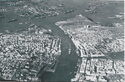 Bird's Eye View of the city, Showing Canal Sta Ana and Dchottegat.