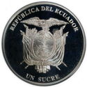 1 Sucre (450 years since the foundation of Cuenca)
