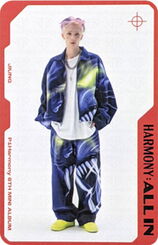 Harmony all in album special photo card