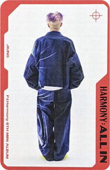 Harmony all in album special photo card