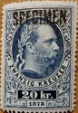 Emperor Franz Joseph Overprinted "Specimen"