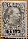 Emperor Franz Joseph Overprinted "Specimen"
