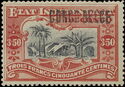 Congo Village manual overprint "CONGO BELGE"
