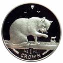 1 Crown (British Blue Cat - Silver edition)