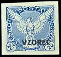 Falcon in flight overprint "VZOREC"