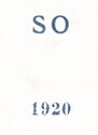 Postage Due - overprint S O 1920