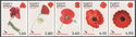 Poppy Appeal, Centenary - Se-tenant