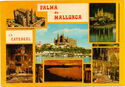 Various aspects of Palma de Mallorca and the Cathedral (XIIIth c.)