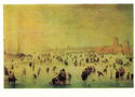 Hendrick Avercamp. Skating. Near 1608