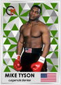 1 Dollar (Legends Series - Mike Tyson. Color background)