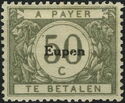 Overprint "Eupen" on Postage Due Stamp