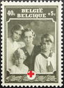 Belgian Red Cross - Queen Elisabeth and Children