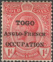 Stamp Gold Coast overprinted