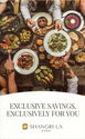 Exclusive Savings, Exclusively for you