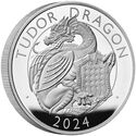 10 Pounds (The Royal Tudor Beasts - The Tudor Dragon 5 Oz.)