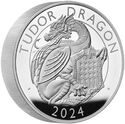 10 Pounds (The Royal Tudor Beasts - The Tudor Dragon 10 Oz. Piedfort)