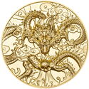 10 Dollars (Dragon Art - Gilded)