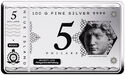 5 Dollars (Silver Note Coinbar)
