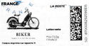 Moped Biker No 8 Velo Moteur. Redesign without laposte logo