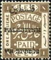 E.E.F. Postage Paid - Overprinted (10mm)