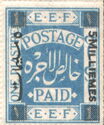 E.E.F. Postage Paid - Overprinted