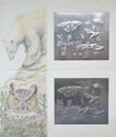 Insects, Edge of Block with Polar Bear and Owl