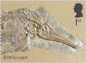Fossil of Ichthyosaurus communis