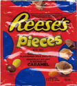 Reese's pieces caramel flavoured chocolate