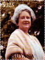 Queen Mother Elisabeth With Fur Stole