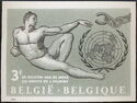 "Adam" (Michelangelo) and U.N. Emblem