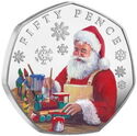 50 Pence (Father Christmas with toys)