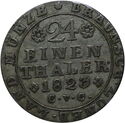 1/24 Thaler (George IV prince regent in the name of Charles II)
