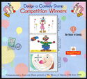 Design a Comedy Stamp Competition Winners