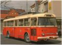 Historical trolleybus Škoda 9 TrHT26 (produced in 1979)