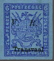 Coat of Arms in Square Overprinted V.R. TRANSVAAL