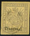 Coat of Arms in Square Overprinted V.R. TRANSVAAL