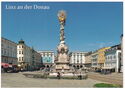 Linz an der Donau. Dreifaltigkeitssaule am Hauptplatz