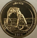 25 Cents / Quarter (Arches National Park-Utah)