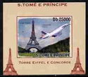 Eiffel Tower and Concorde