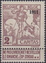 Saint Martin dividing his Cloak - Overprinted '1911'