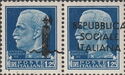King Vittorio Emanuele III Facing Left ovpt. - Essay