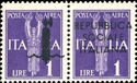 Airmail - Black Ovpt. Fasces and REPUBBLICA SOCIALE ITALIANA