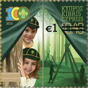 Centenary of the Cyprus Scouts Association Surcharged