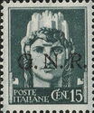 "Italia Turrita" - Ovpt. G.N.R., Verona Issue